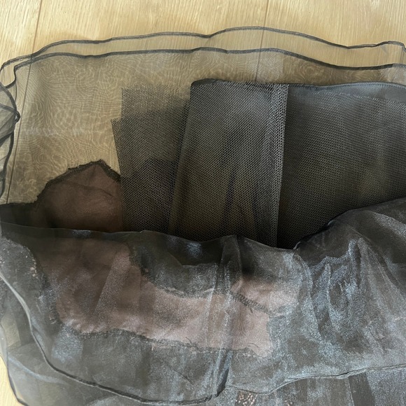 Vintage Y2k 2000s BCBG Goth Fairycore‎ Whimsigoth Grunge Lace Party Dress - Picture 8 of 9